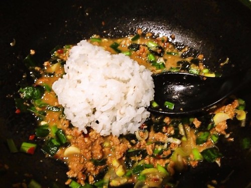 そして、楽しみの追い飯を頼みます。