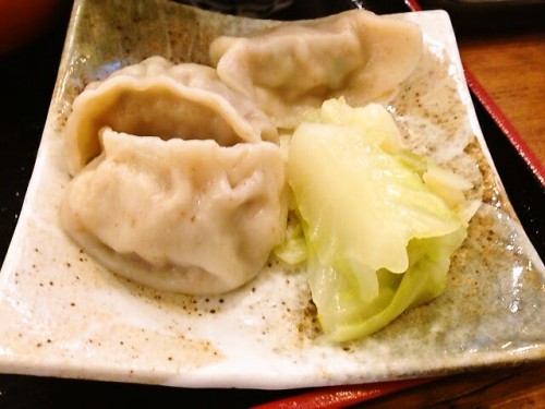 こちらが水餃子